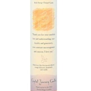 Peach Soy Mother Ceremonial Pillar Candle